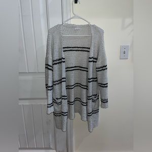 Black and White Long Cardigan